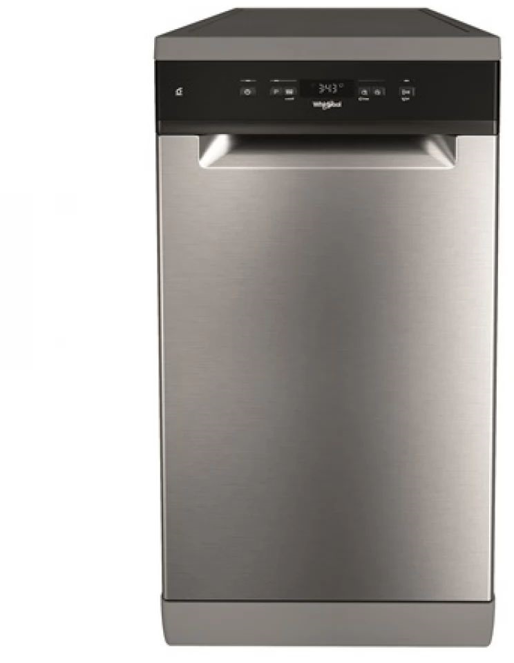 Whirlpool WSFC 3M27 X inox, programok száma: 6, szabadonálló, 10 terítékes mosogatógép (Újszerű)