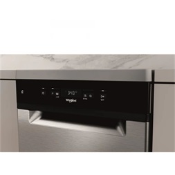 Whirlpool WSFC 3M27 X inox, programok száma: 6, szabadonálló, 10 terítékes mosogatógép (Újszerű)