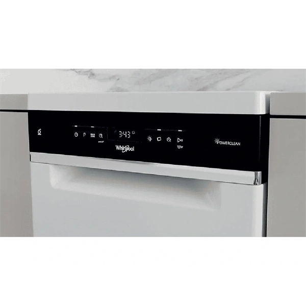 Whirlpool WSFO 3B23 P fehér, programok száma: 7, szabadonálló, 10 terítékes mosogatógép (Használt - B)