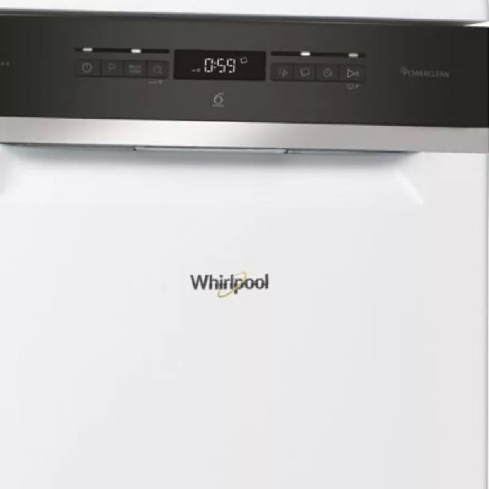 Whirlpool WSFO 3O34 PF fehér, programok száma: 8, keskeny szabadonálló, 10 terítékes mosogatógép (Újszerű)