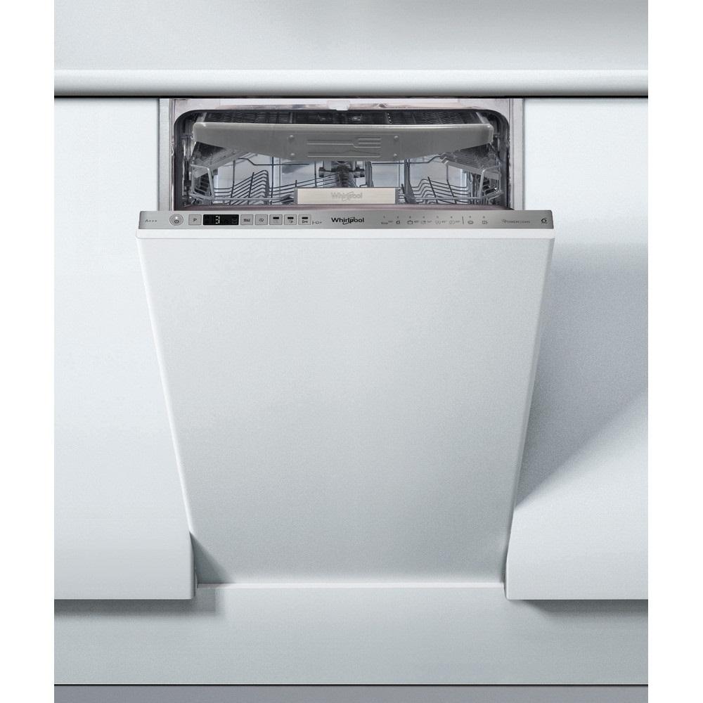 Whirlpool WSIO 3O34 PFE X programok száma: 8, beépíthető, 10 terítékes mosogatógép 
