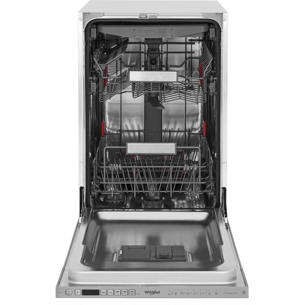 Whirlpool WSIO 3O34 PFE X programok száma: 8, beépíthető, 10 terítékes mosogatógép 
