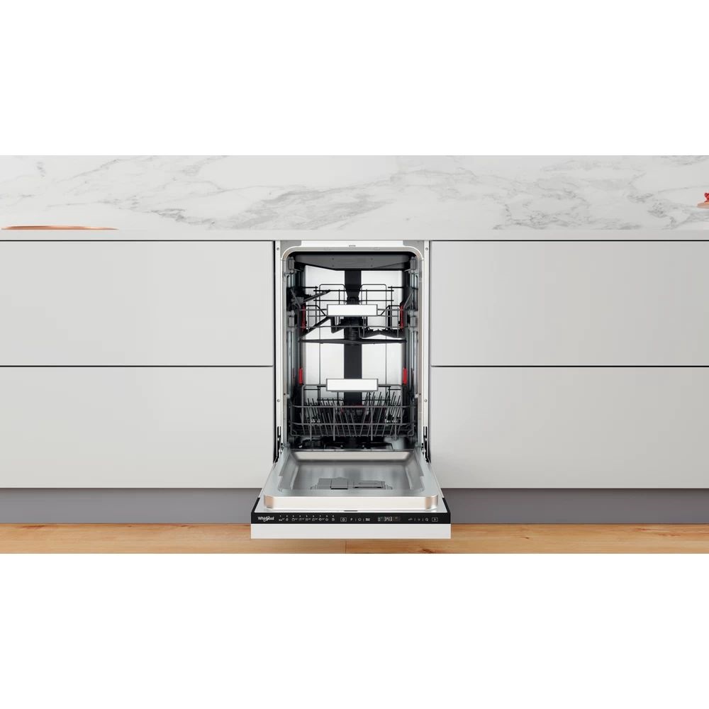 Whirlpool WSIP 4O23 PFE programok száma: 9, beépíthető, 10 terítékes mosogatógép 