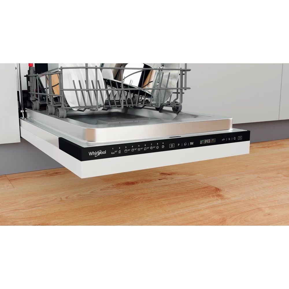 Whirlpool WSIP 4O23 PFE programok száma: 9, beépíthető, 10 terítékes mosogatógép 
