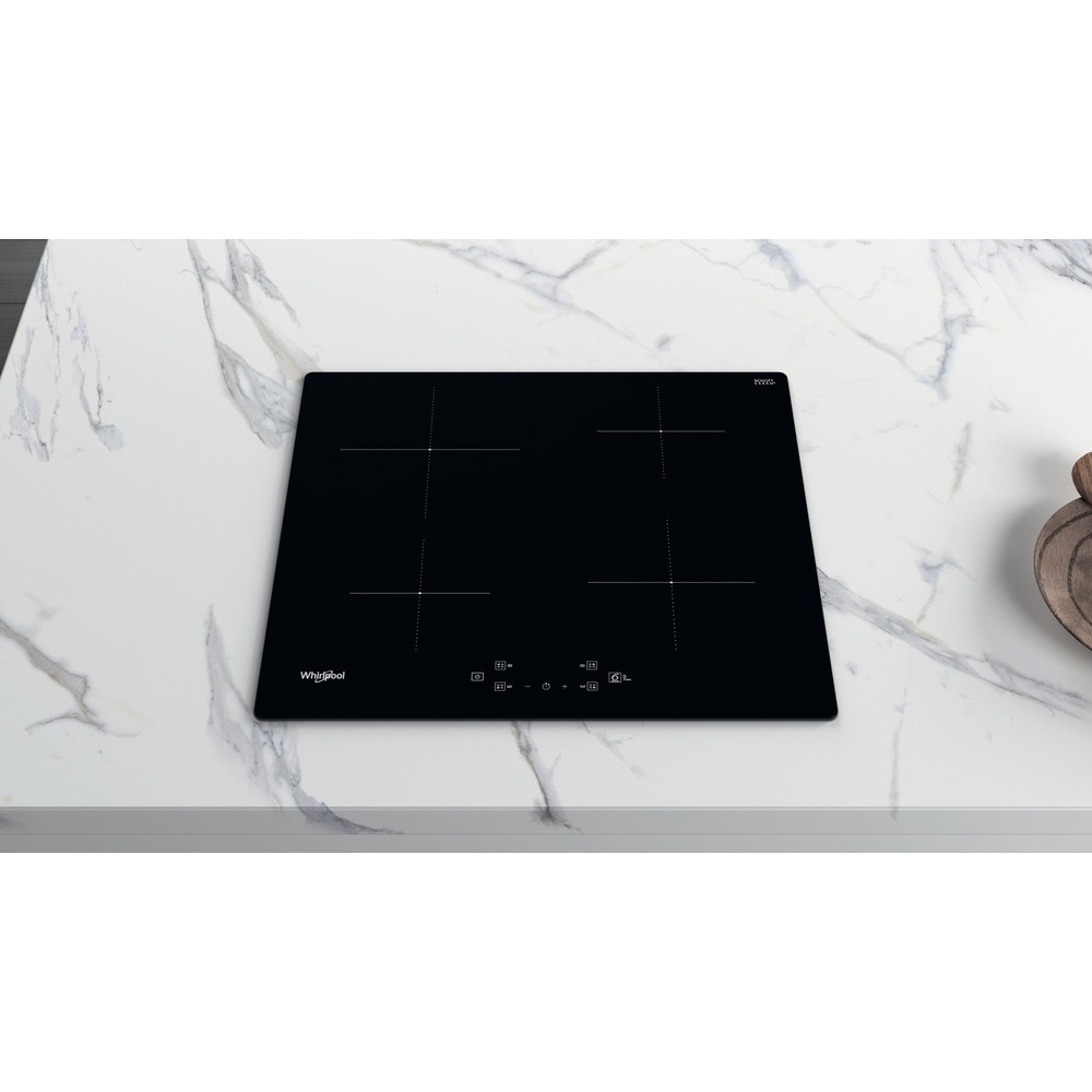 Whirlpool WS Q7360 NE fekete, beépíthető, indukciós, főzőzóna: 4, beépíthető méret: 56cm, főzőlap