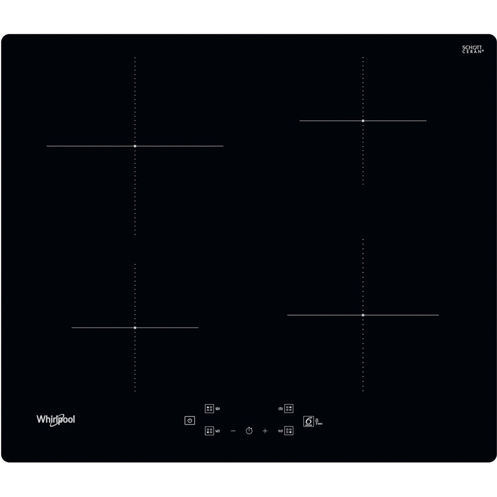 Whirlpool WS Q 2160 NE fekete, beépíthető, indukciós, főzőzóna: 4, beépíthető méret: 56cm, főzőlap
