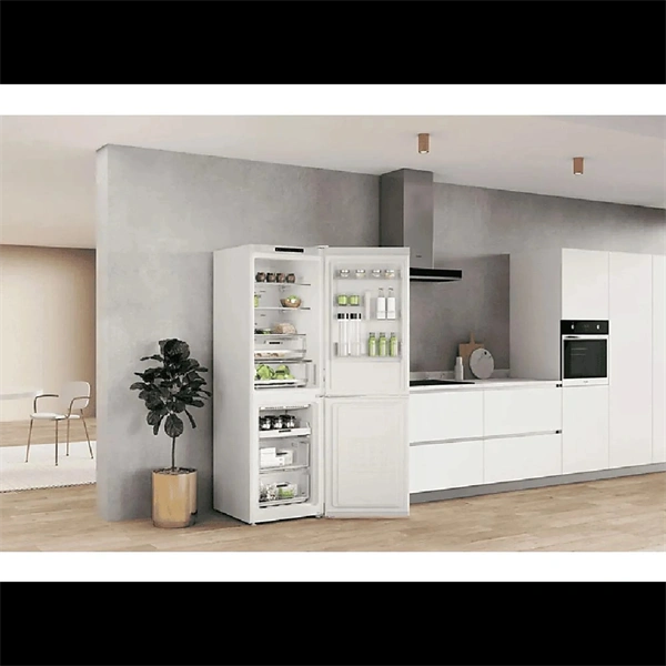 Whirpool W7X 83A OX alulfagyasztós, Hűtő:231L, Fagyasztó:231L, hűtőszekrény