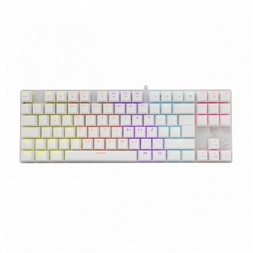 White Shark COMMANDOS GK-2106W/BL-HU fehér mechanikus magyar (blue switch) gamer billentyűzet