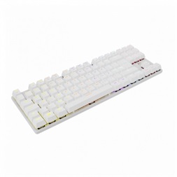 White Shark COMMANDOS GK-2106W/BL-HU fehér mechanikus magyar (blue switch) gamer billentyűzet