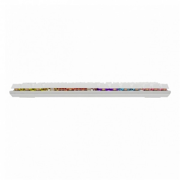 White Shark COMMANDOS GK-2106W/BL-HU fehér mechanikus magyar (blue switch) gamer billentyűzet