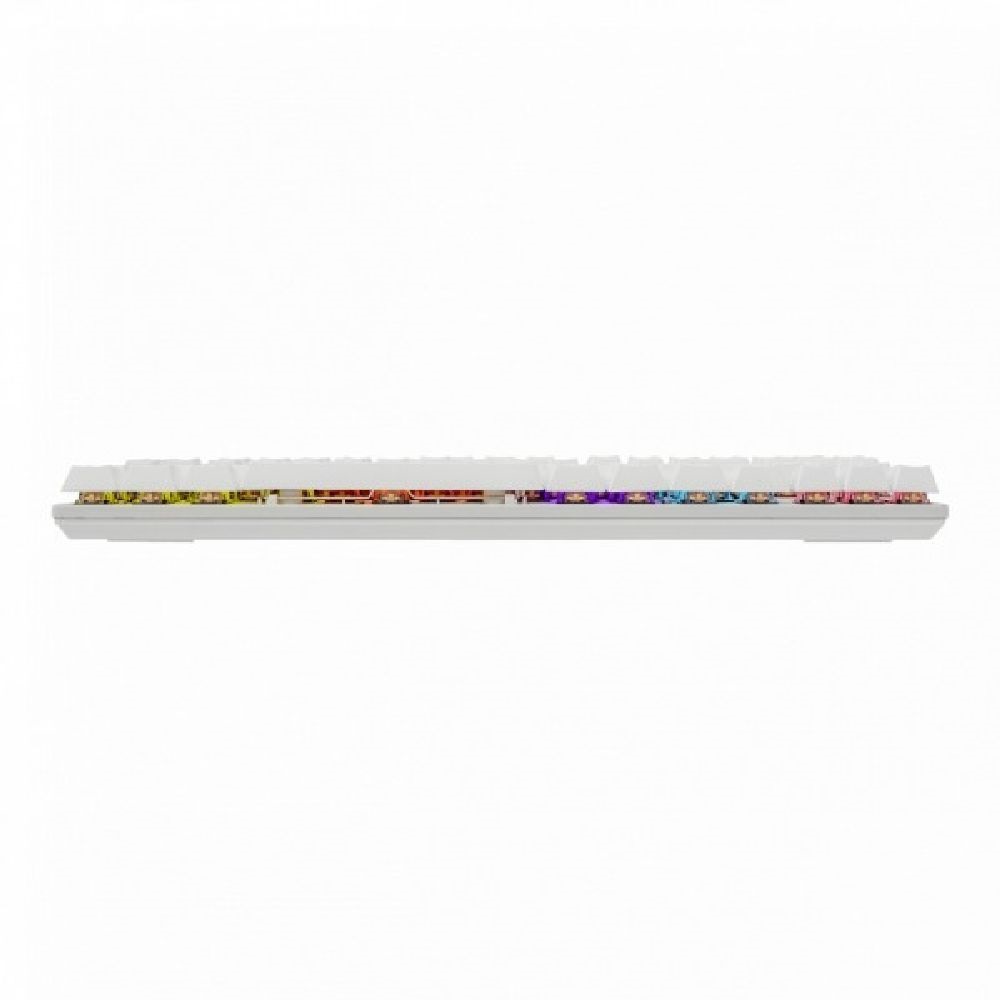 White Shark COMMANDOS GK-2106W/BL-HU fehér mechanikus magyar (blue switch) gamer billentyűzet