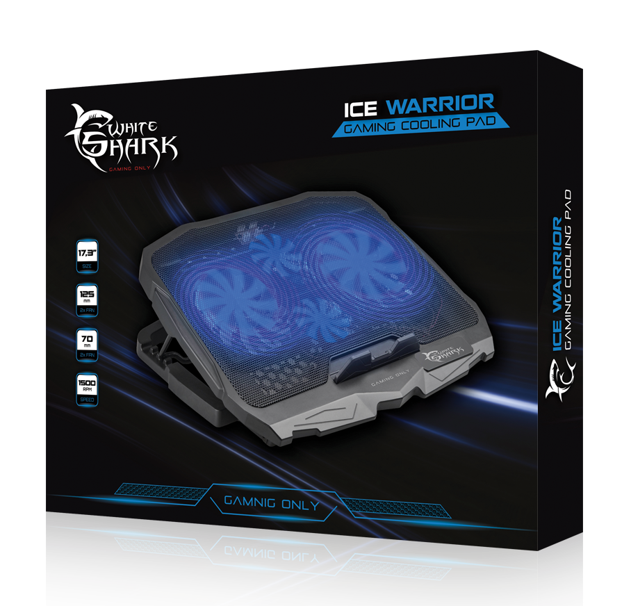 White Shark ICE WARIOR CP-25 White Shark notebook hűtőpad