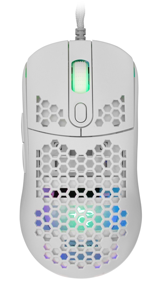 White Shark GALAHAD GM-5007W 6400 dpi fehér gamer egér