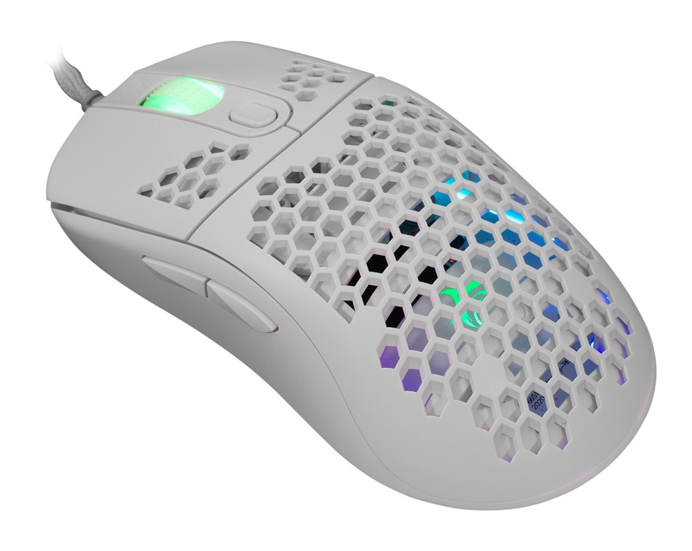 White Shark GALAHAD GM-5007W 6400 dpi fehér gamer egér