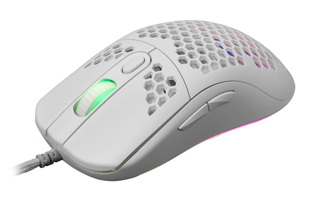 White Shark GALAHAD GM-5007W 6400 dpi fehér gamer egér