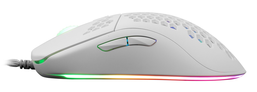 White Shark GALAHAD GM-5007W 6400 dpi fehér gamer egér