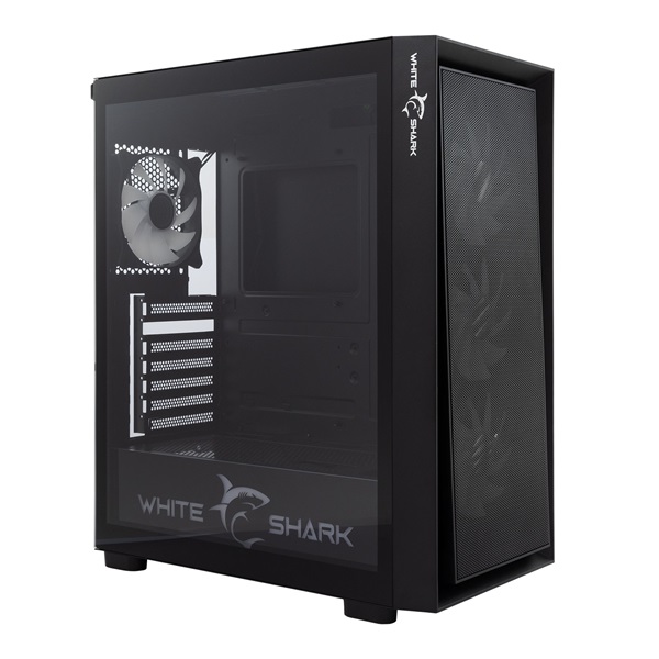 White Shark GCC-2401B Warhead fekete (táp nélküli switch) ablakos E-ATX ház