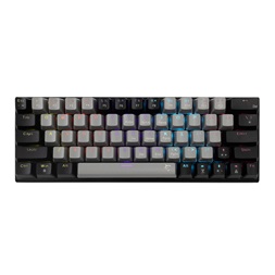 White Shark GK-002723V2-G-B/BL-HU Wakizashi 2 HUN szürke-fekete (blue switch) gamer billentyűzet