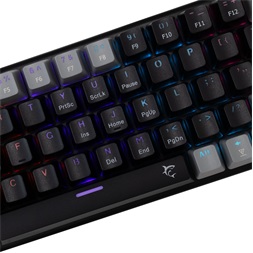 White Shark GK-002113V2-B-G/R-HU Wakizashi 2 HUN fekete-szürke (red switch) gamer billentyűzet