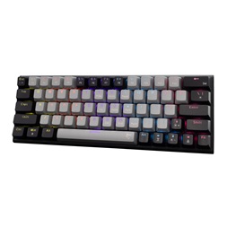 White Shark GK-002713V2-G-B/R-HU Wakizashi 2 HUN szürke-fekete (red switch) gamer billentyűzet