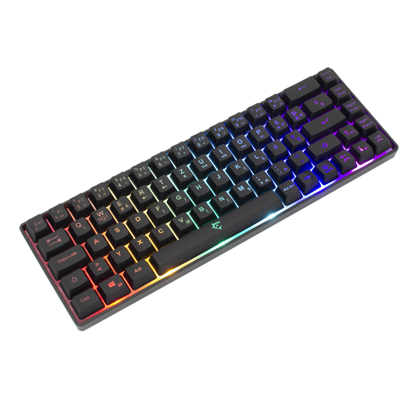 White Shark GK-2201B-HU RONIN-B fekete gamer billentyűzet