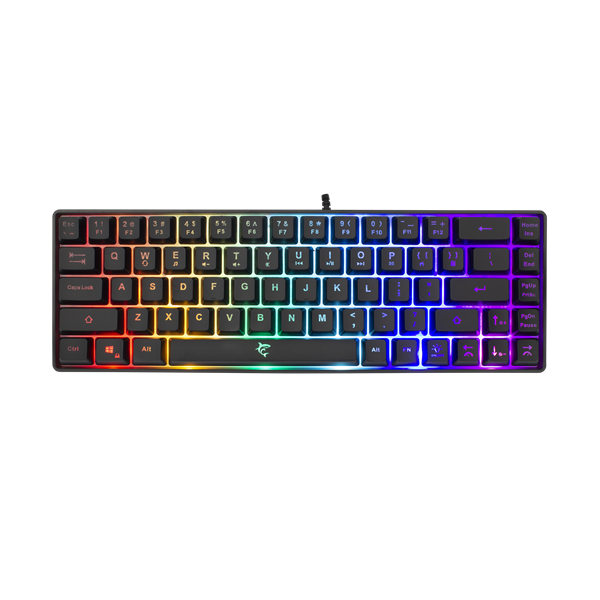 White Shark GK-2201B-HU RONIN-B fekete gamer billentyűzet
