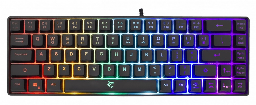 White Shark GK-2201B-HU RONIN-B fekete gamer billentyűzet