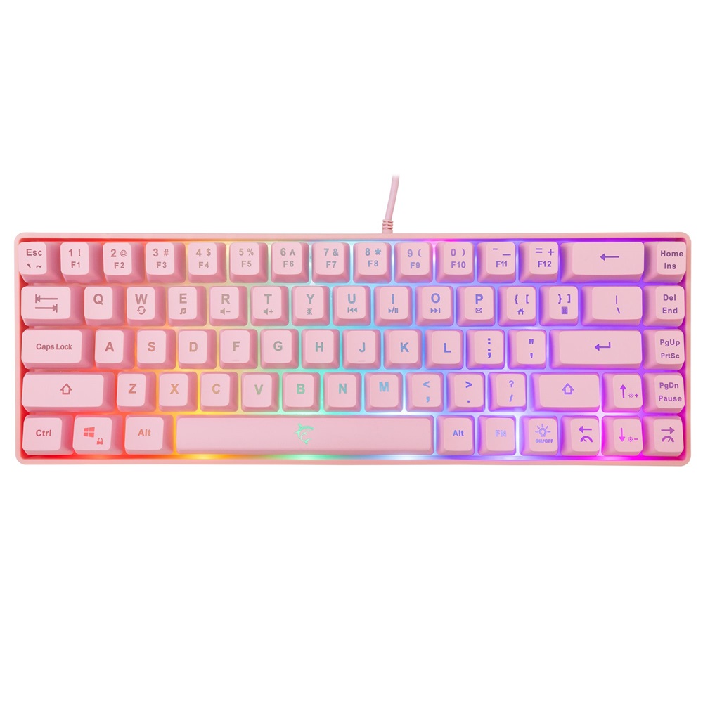White Shark GK-2201P-US Ronin US pink gamer billentyűzet
