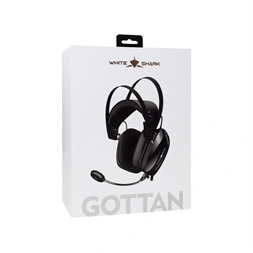 White Shark GOTTAN fekete gamer headset