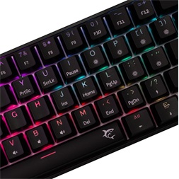 White Shark SHINOBI 2 GK-004111B/R-US US fekete mechanikus (red switch) gamer billentyűzet