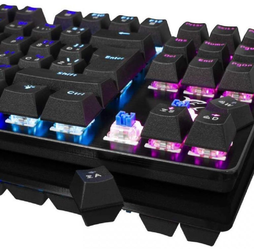 White Shark SPARTAN GK-1925HU mechanikus magyar (blue switch) gamer billentyűzet