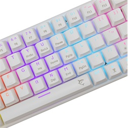 White Shark WAKIZASHI 2 GK-002221V2-W/BL-US US fehér mechanikus (blue switch) gamer billentyűzet