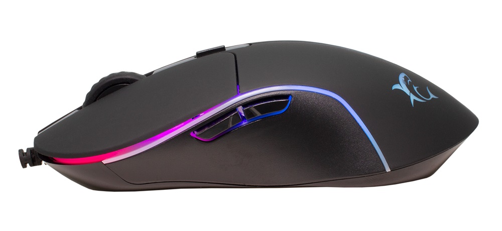 White Shark WARLOCK GM-5010 7D 6400 dpi RGB fekete gamer egér