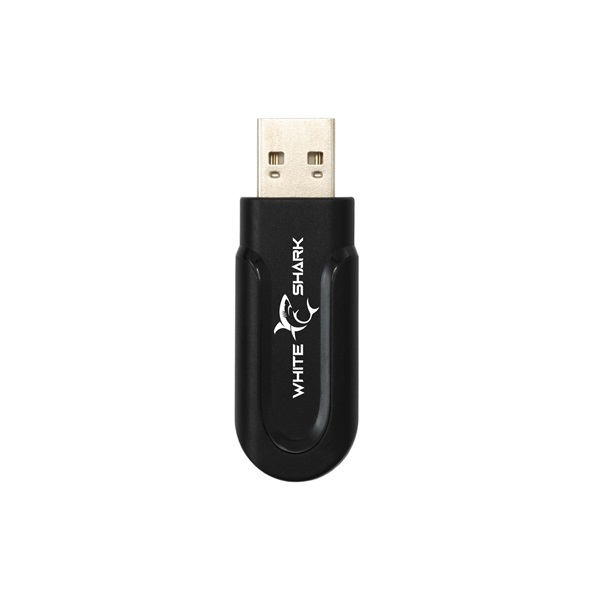 White Shark WGH-2443B Gorilla Pro vezeték nélküli fekete gamer fejhallgató