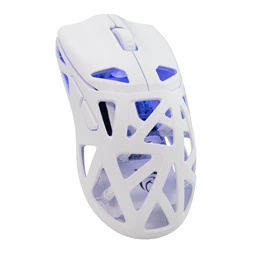 White Shark WGM-5019W DAGONET vezeték nélküli fehér gamer egér
