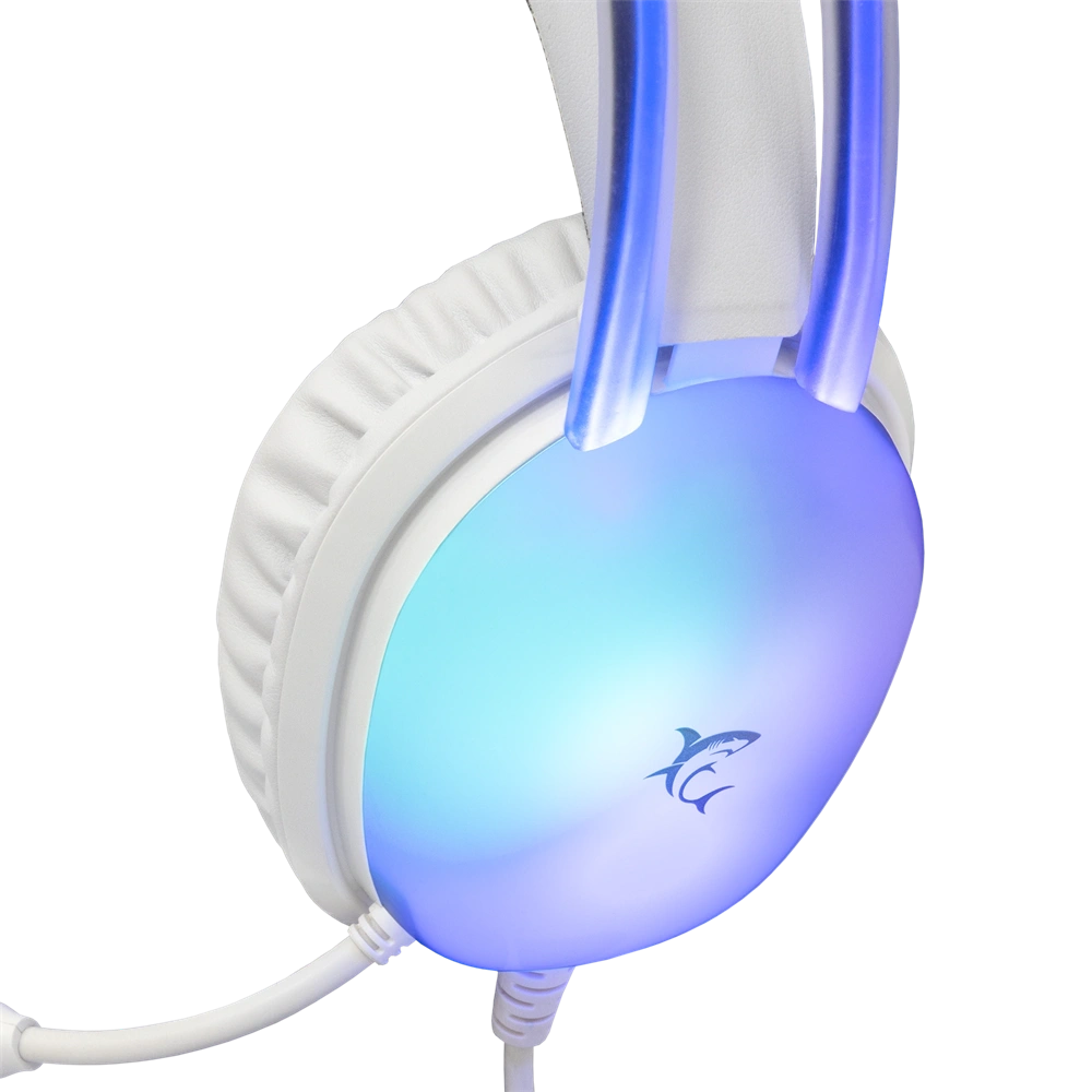 White Shark WS GH-2444W-2 PEACOCK-W-2 fehér gamer headset