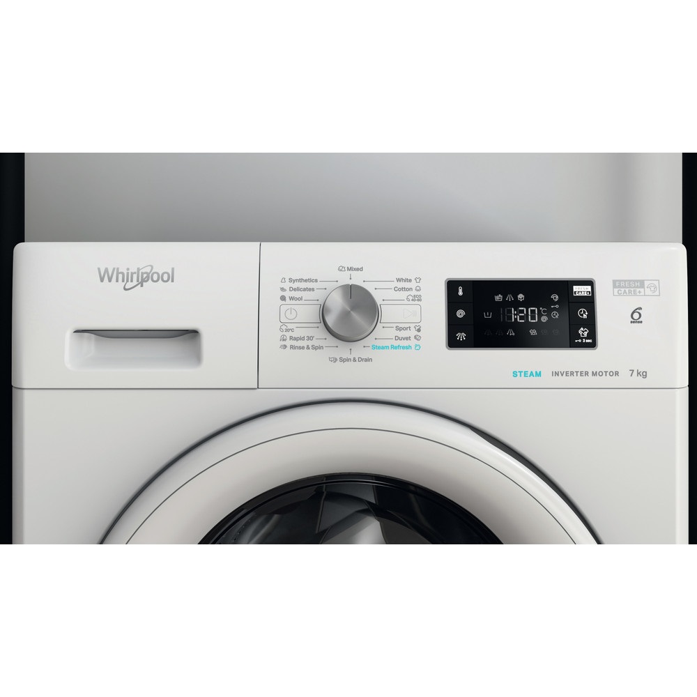 Whirlpool FFB 7259 WV EE fehér, elöltöltős, max.1200ford., 7 kg, mosógép