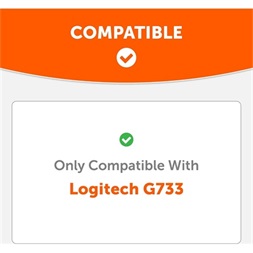 Wicked Cushions LOGI-FR-733-B FreeZe for Logitech G733 fekete gaming fülpárna