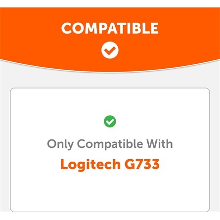 Wicked Cushions LOGI-FR-733-B FreeZe for Logitech G733 fekete gaming fülpárna