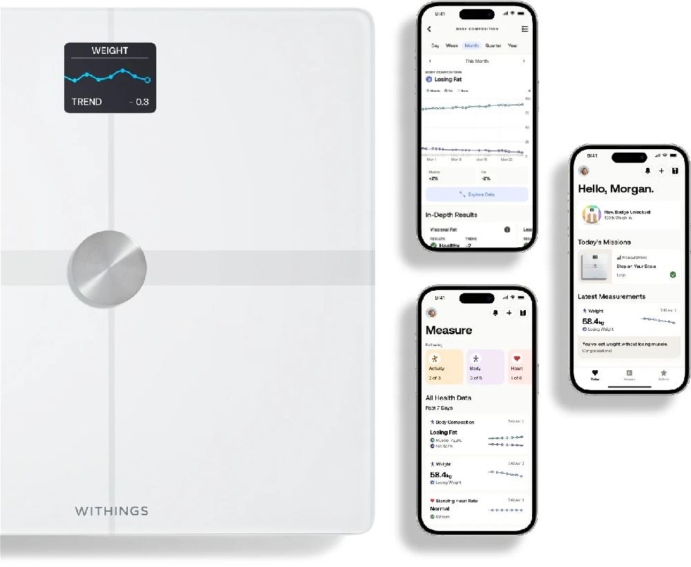 Withings Body Smart 13-White-All-Inter személymérleg
