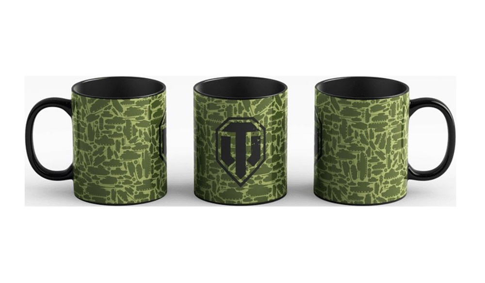 World of Tanks "Pattern" hőre változó bögre