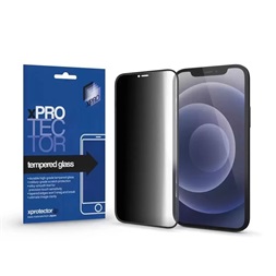 XPRO 128858 iPhone 15 Pro Max Tempered Glass 0.33 Full 3D FG PRIVACY üveg kijelzővédő fólia
