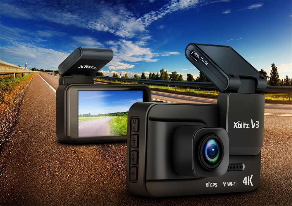 Xblitz V3 Magnetic 4K menetrögzitő kamera