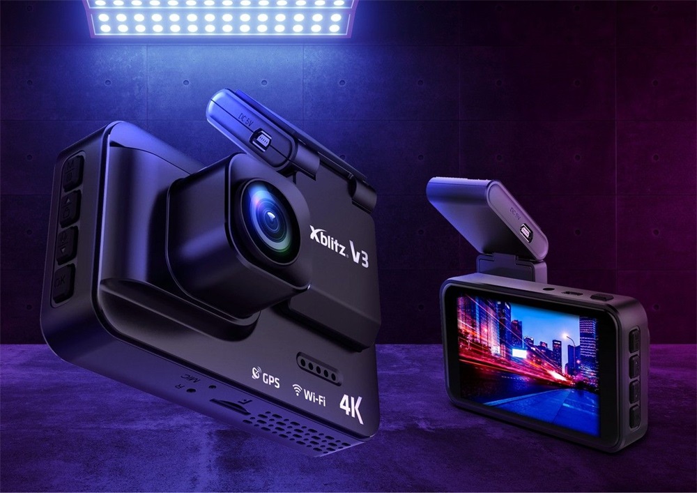 Xblitz V3 Magnetic 4K menetrögzitő kamera