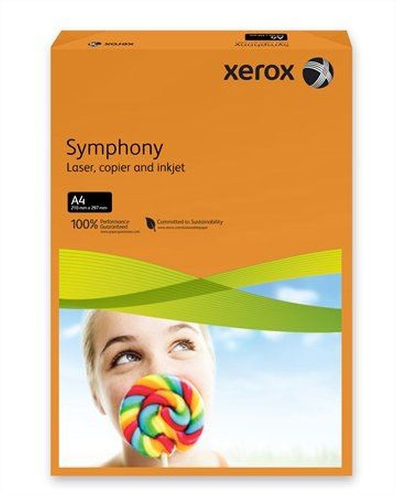 Xerox Symphony A4 80g intenzív narancs másolópapír