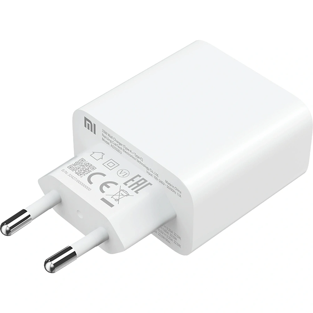 Xiaomi Mi BHR4996GL 33W USB Type-A + Type-C hálózati töltő adapter