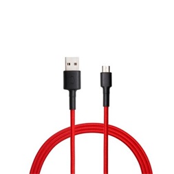 Xiaomi Mi Braided 1m USB A - USB Type-C piros kábel