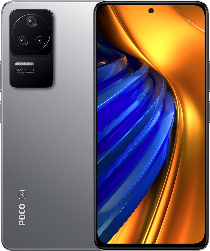 Xiaomi Poco F4 6,67" 5G 8/256GB DualSIM ezüst okostelefon