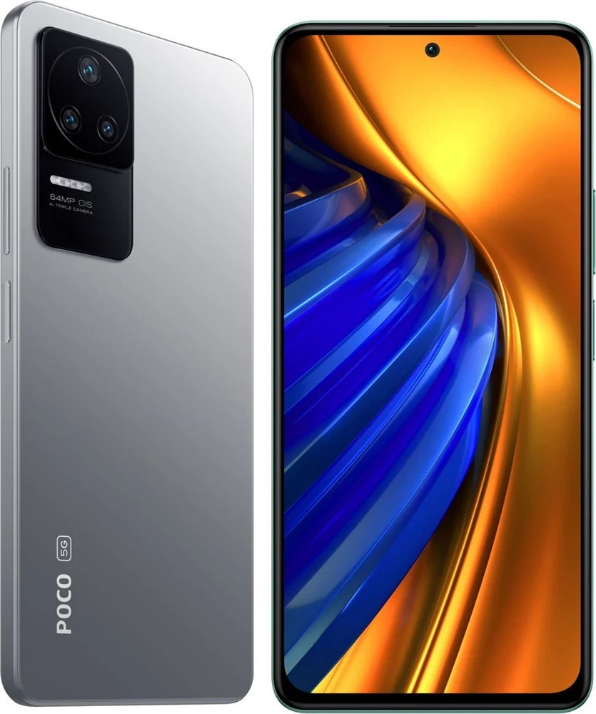 Xiaomi Poco F4 6,67" 5G 8/256GB DualSIM ezüst okostelefon