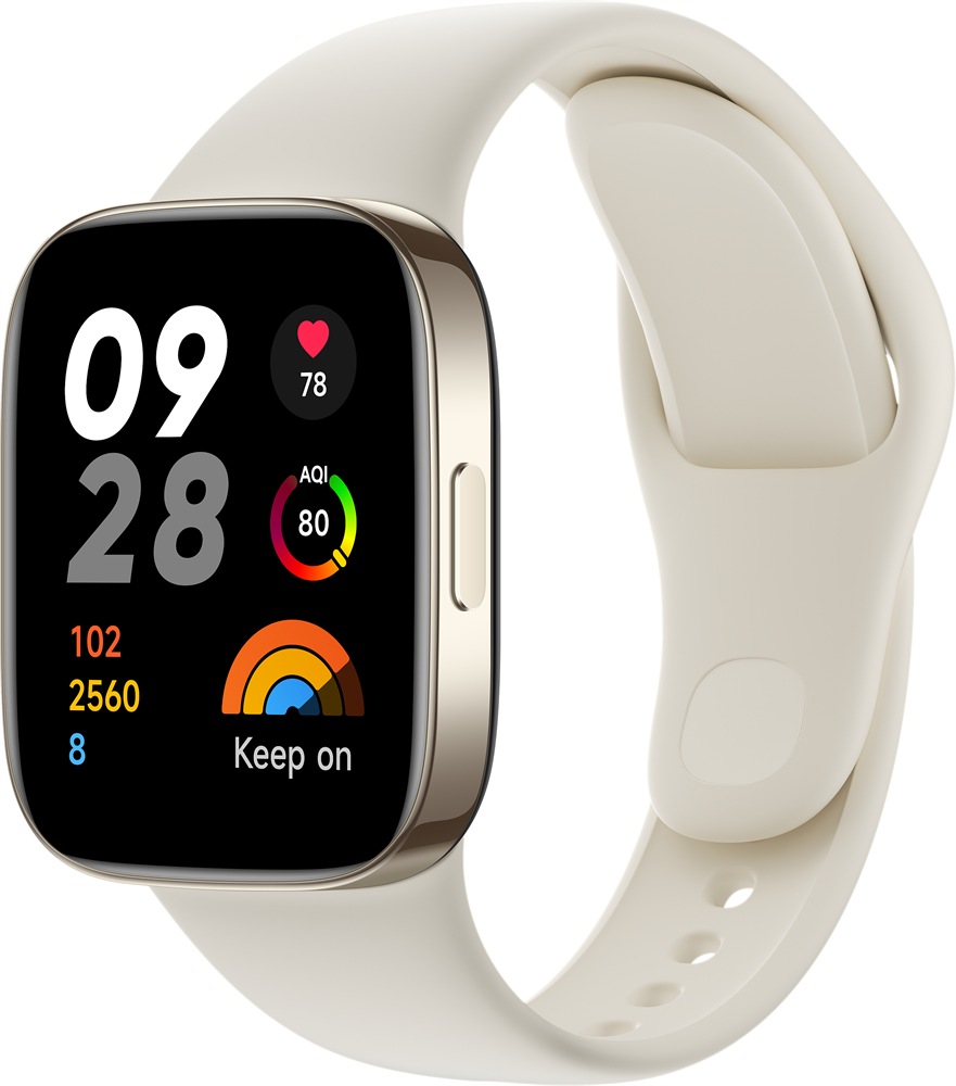 Xiaomi Redmi Watch 3 elefántcsont okosóra